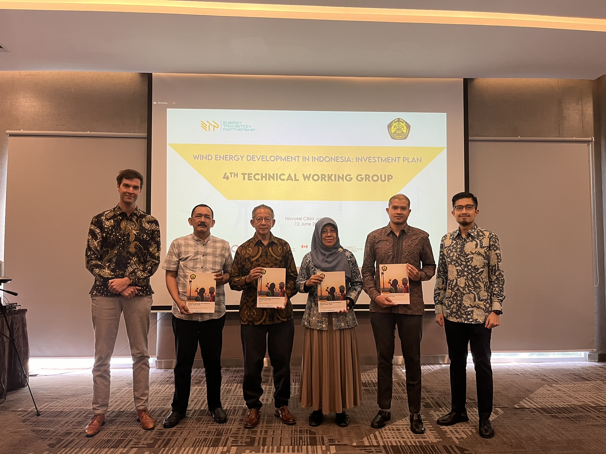 Onshore Wind Energy Development in Indonesia: handover ceremony for assessment report